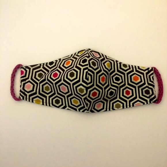 Hexagon Pattern Face Mask for kids and adults - Picture 2 of 3